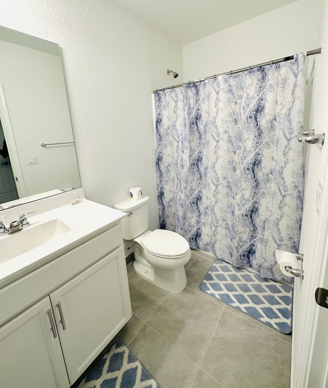 Clean bathroom